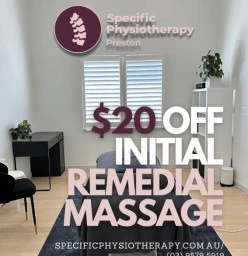 $20 Off Initial Remedial Massage Preston Remedial Massage