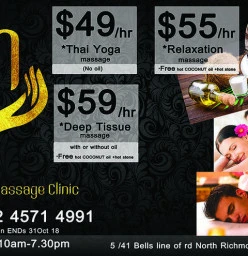 Grand Opening Price start $49/hr North Richmond Deep Tissue Massage