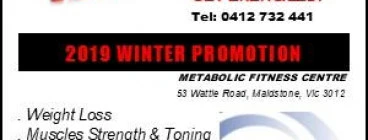 2019 WINTER 10% DISCOUNT PROMOTION Maidstone Fitness Personal Trainers