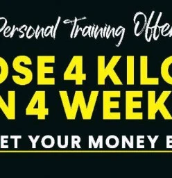 Lose 4 kilos in 4 weeks OR GET YOUR MONEY BACK! Rushcutters Bay Fitness Personal Trainers